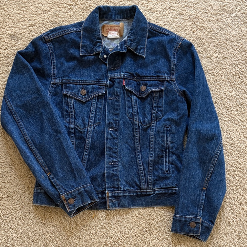 Vintage 80s Levi’s 70706-0216 Dark Wash Denim Jacket